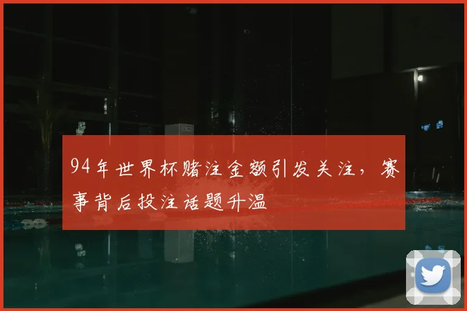 94年世界杯赌注金额引发关注，赛事背后投注话题升温