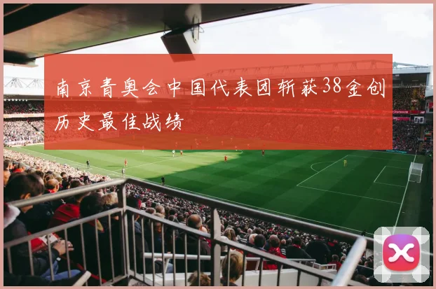 南京青奥会中国代表团斩获38金创历史最佳战绩