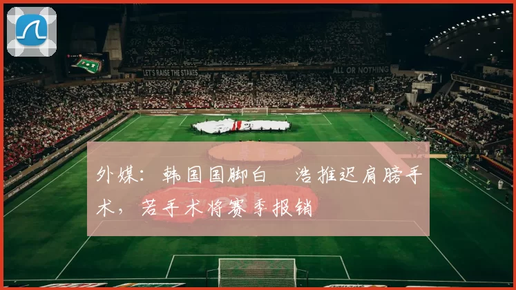 外媒：韩国国脚白昇浩推迟肩膀手术，若手术将赛季报销